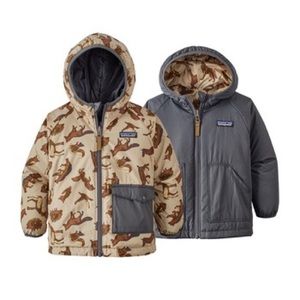 Patagonia baby reversible Puff Ball jacket 12-18m